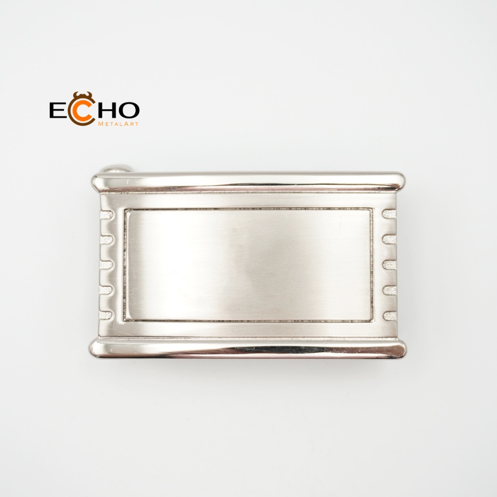 32mm Inner-Automatic Belt Buckle for Men | Brushed Silver Business Style