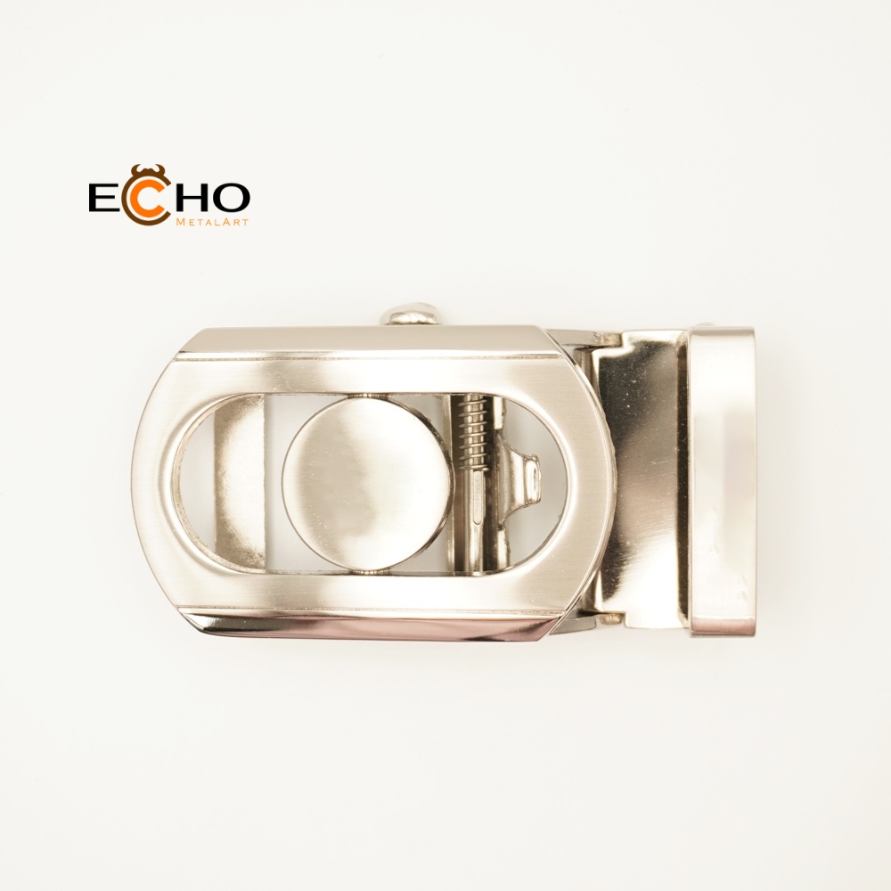 32mm Hollow Oval Automatic Belt Buckle with Custom Logo