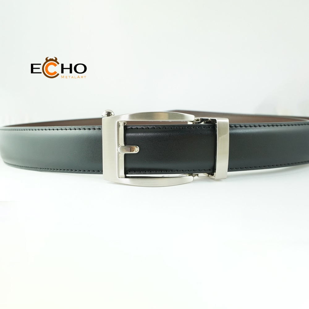 32mm Casual Automatic Belt Buckle - Simple Design, Custom Finish Available