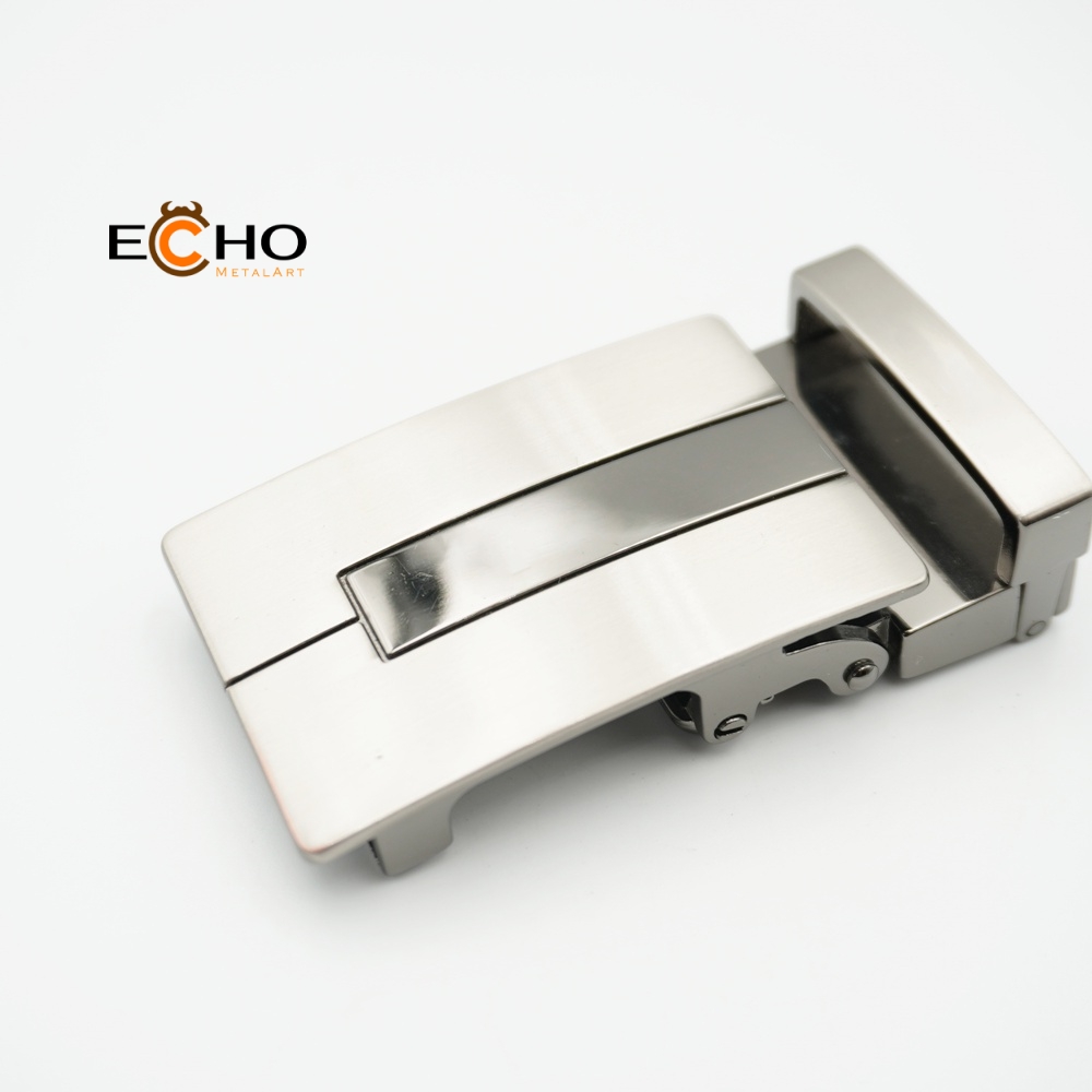 35mm Automatic Belt Buckle for Business – Brushed and Glossy Design