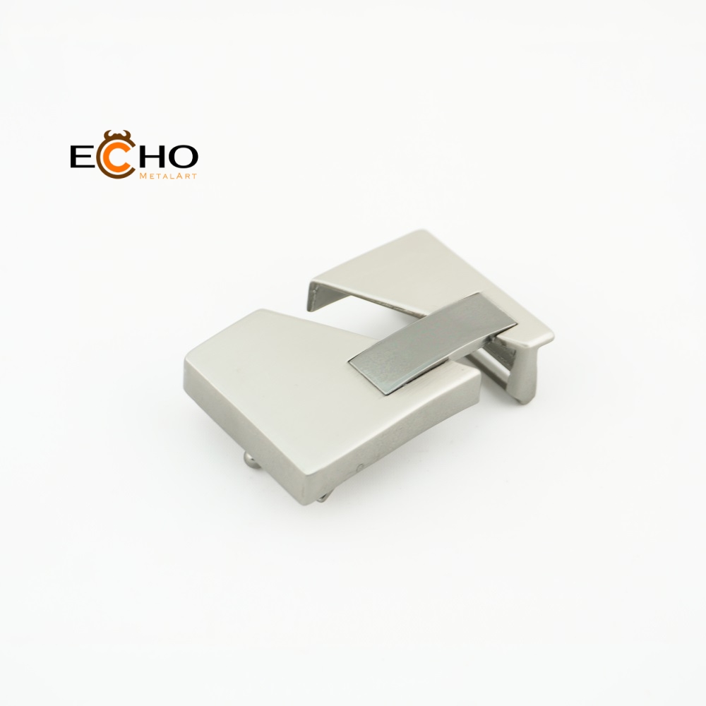 Sleek 35MM Front-Clamp Belt Buckle with Cutout Design – Perfect for Branding