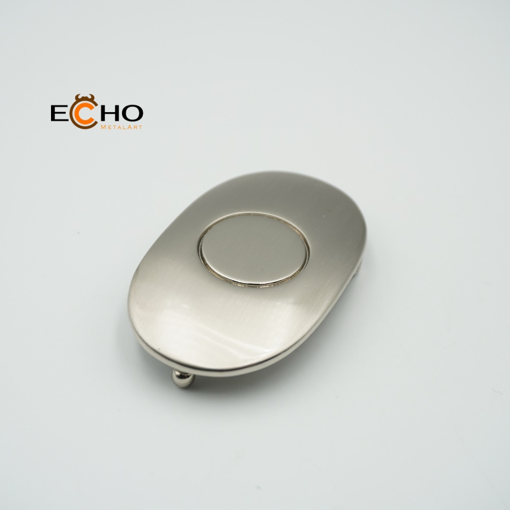 Customizable Clip-On Design 30MM Metal Belt Buckle