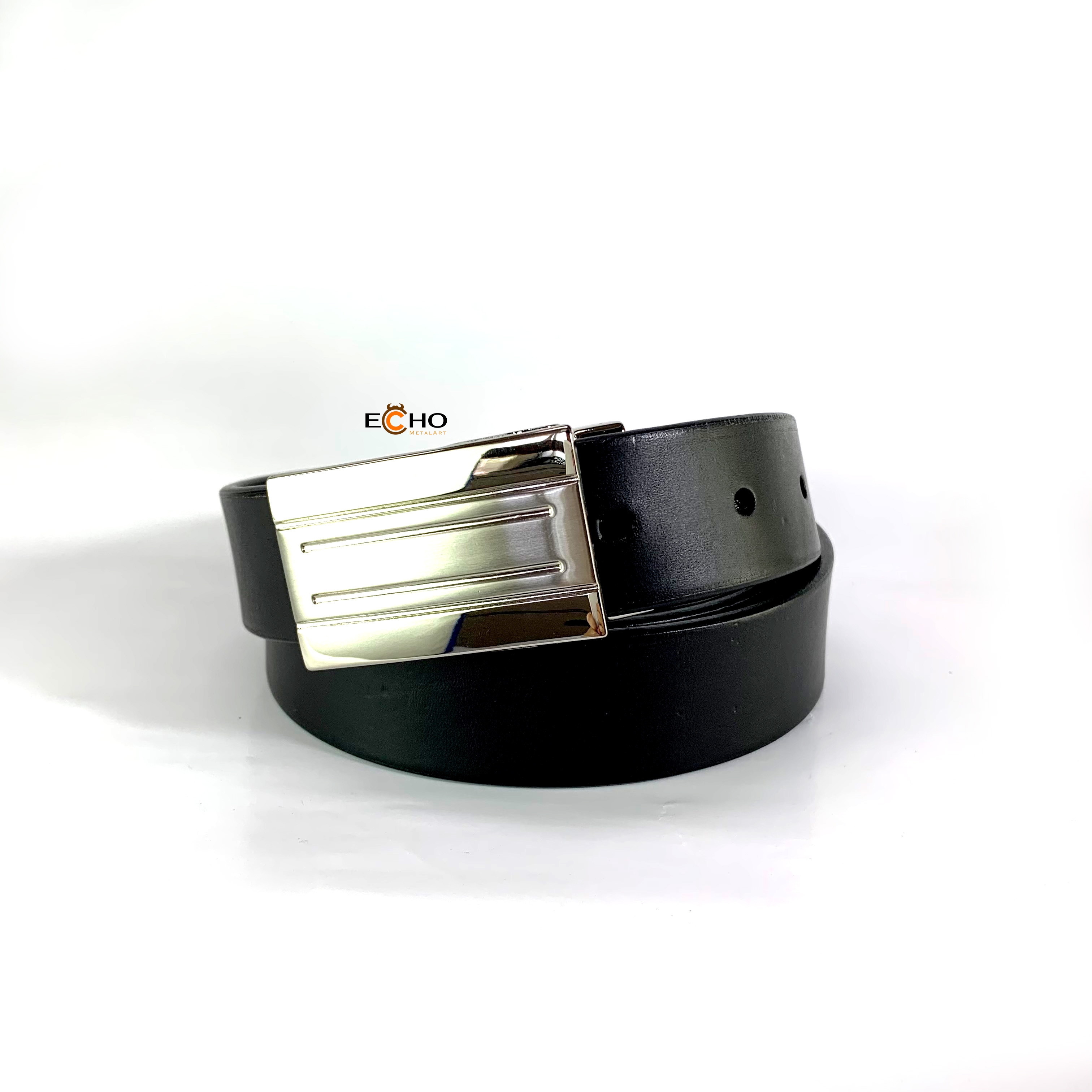 30mm Business Automatic Belt Buckle for Men – Brushed & Polished Design