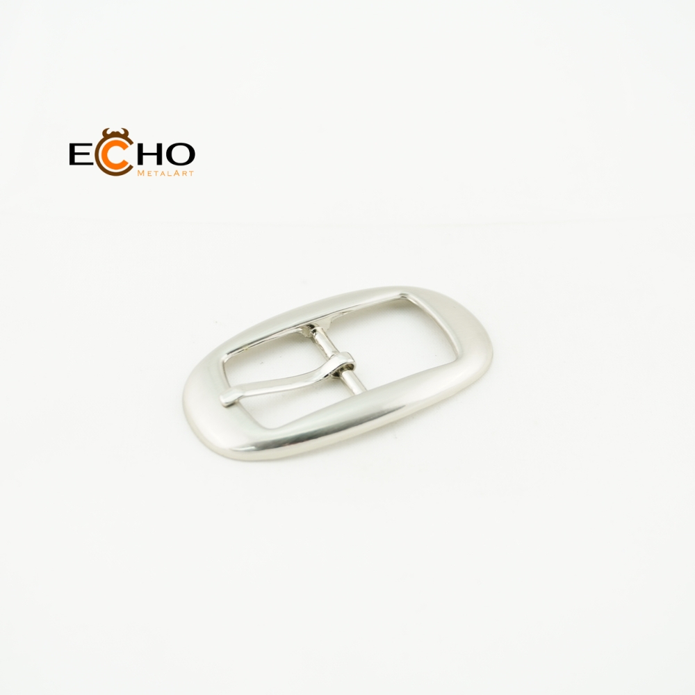 Central bar 20mm pin belt buckle accessory for female