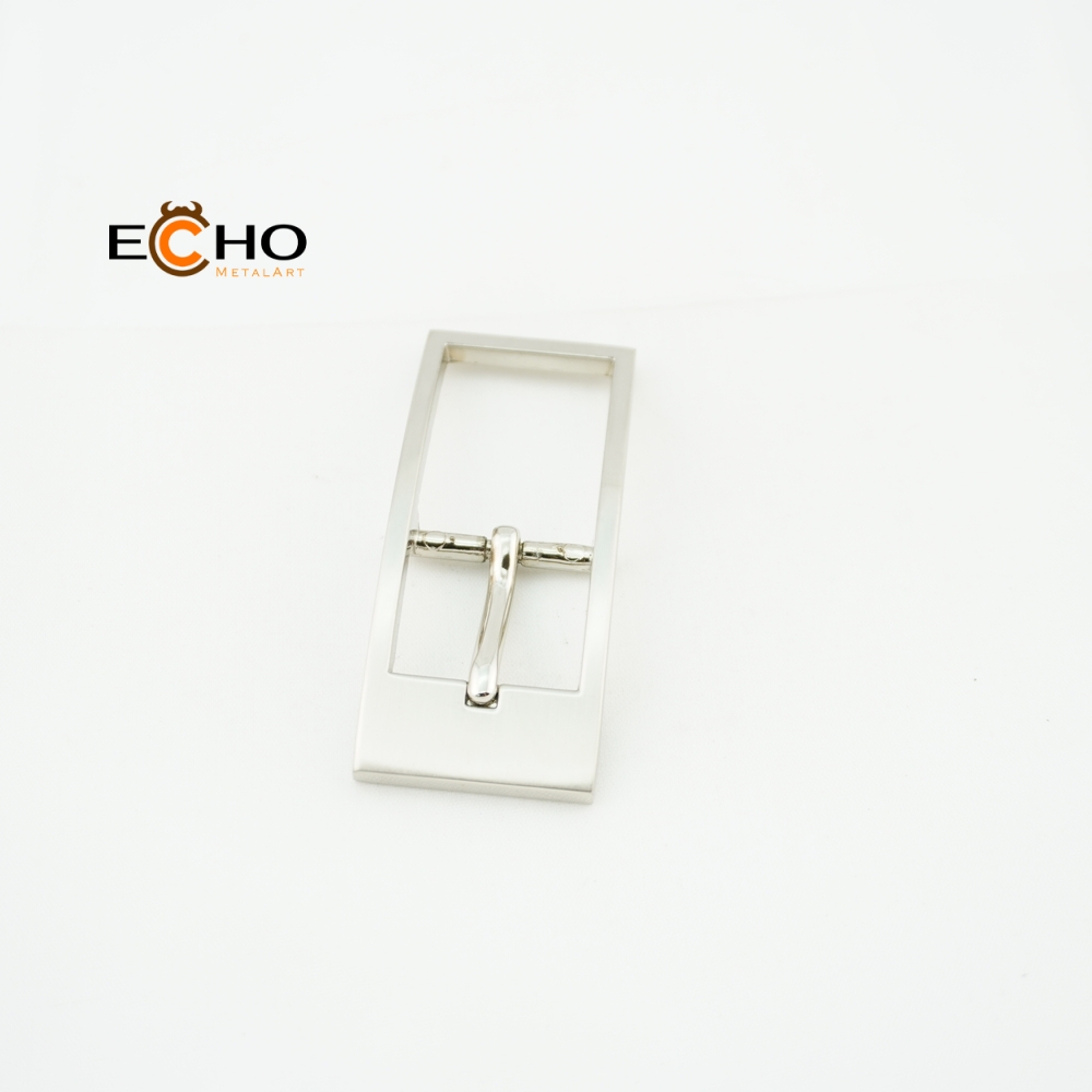24MM Slim Center Bar Belt Buckle for Women