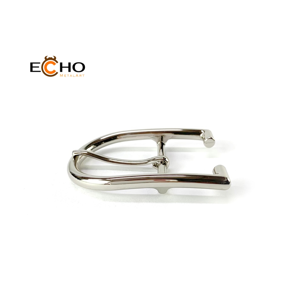 Single Prong Oval Center Bar Belt Buckle - T35-3685 | ECHO METALART