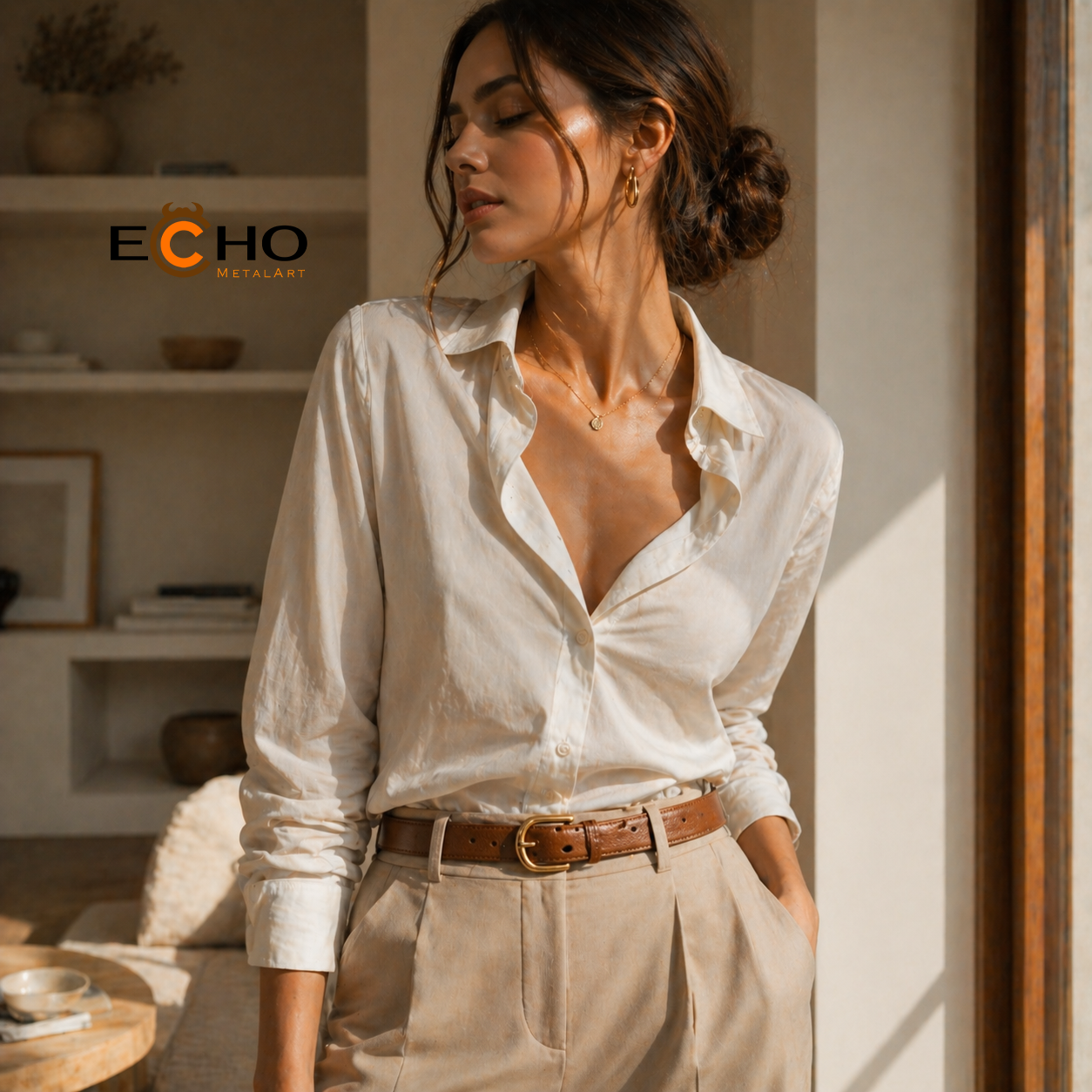 25mm Gold Alternative Pin Buckle Belt – New Bright Gold Finish