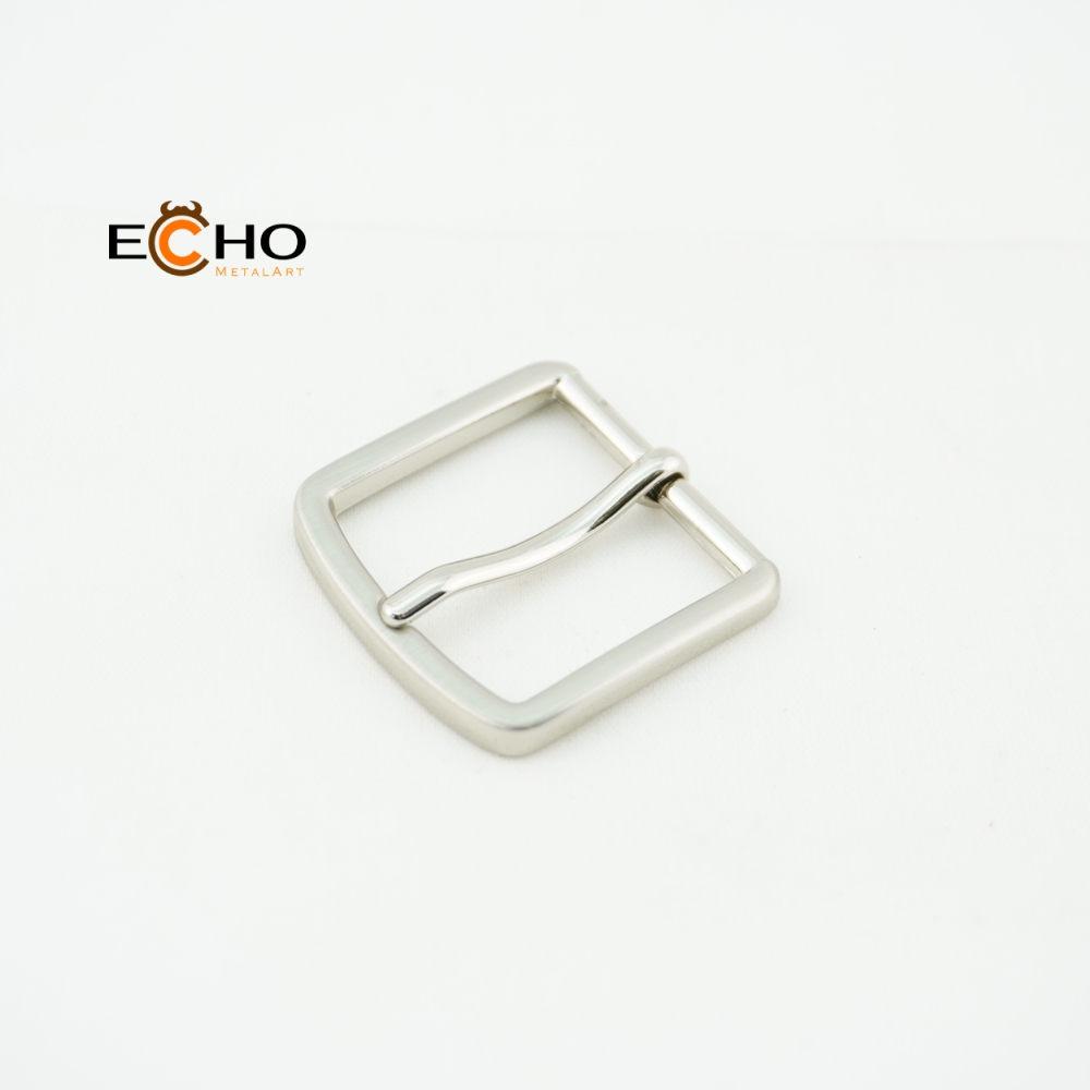 25mm Polished Round Metal Pin Buckle for Belts