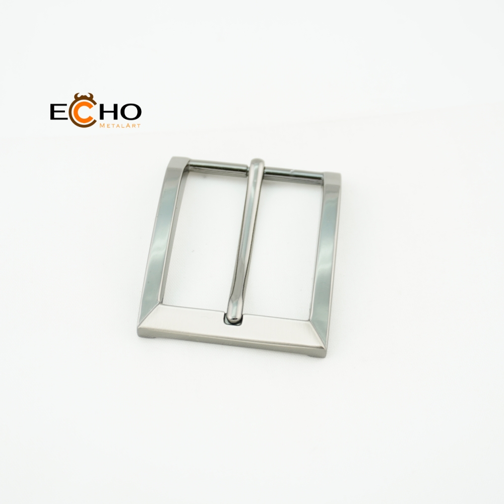 35mm Black Nickel Hairline Metal Pin Buckle for Belts