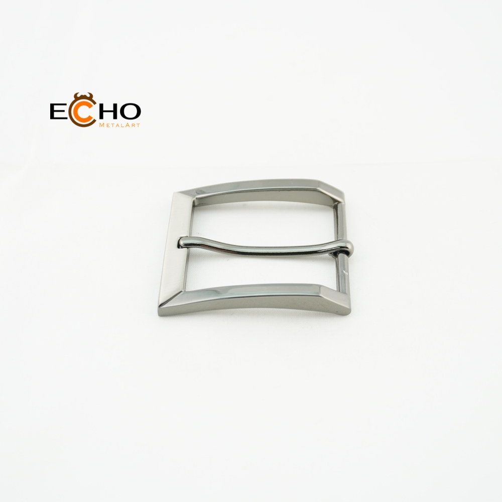 35mm Black Nickel Hairline Metal Pin Buckle for Belts