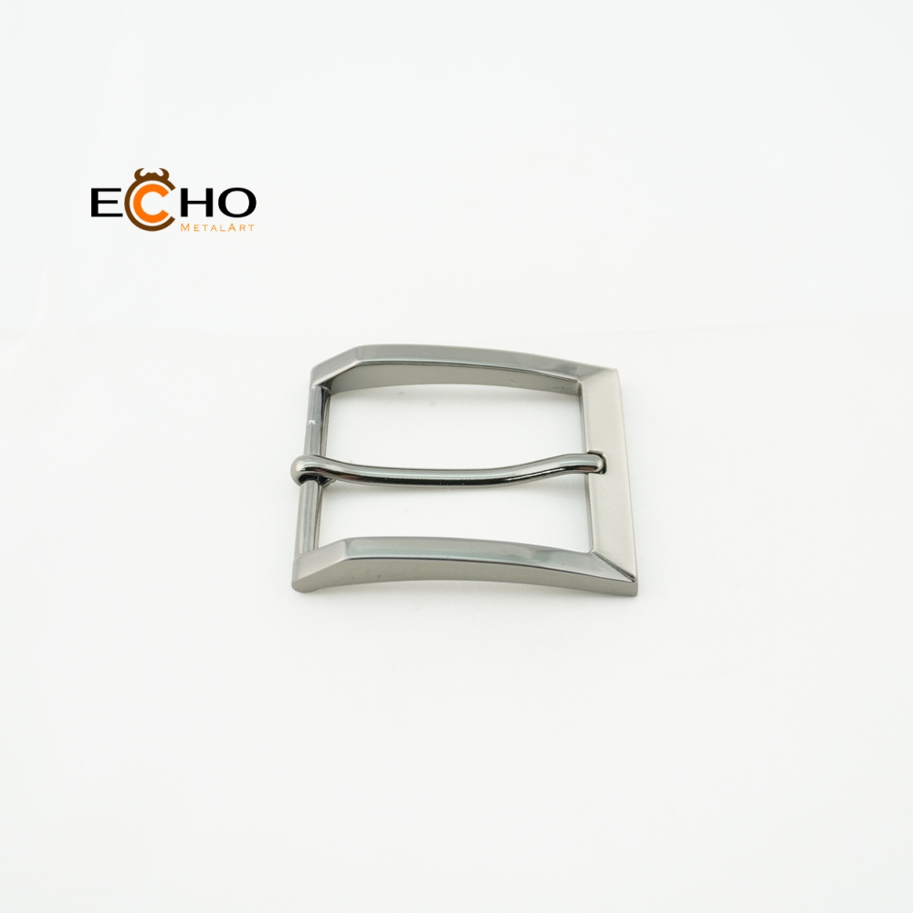 35mm Black Nickel Hairline Metal Pin Buckle for Belts