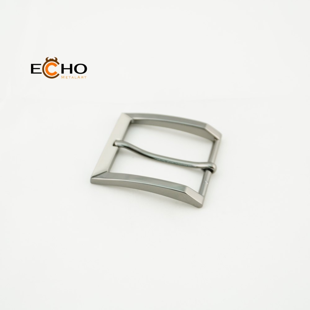 35mm Black Nickel Hairline Metal Pin Buckle for Belts