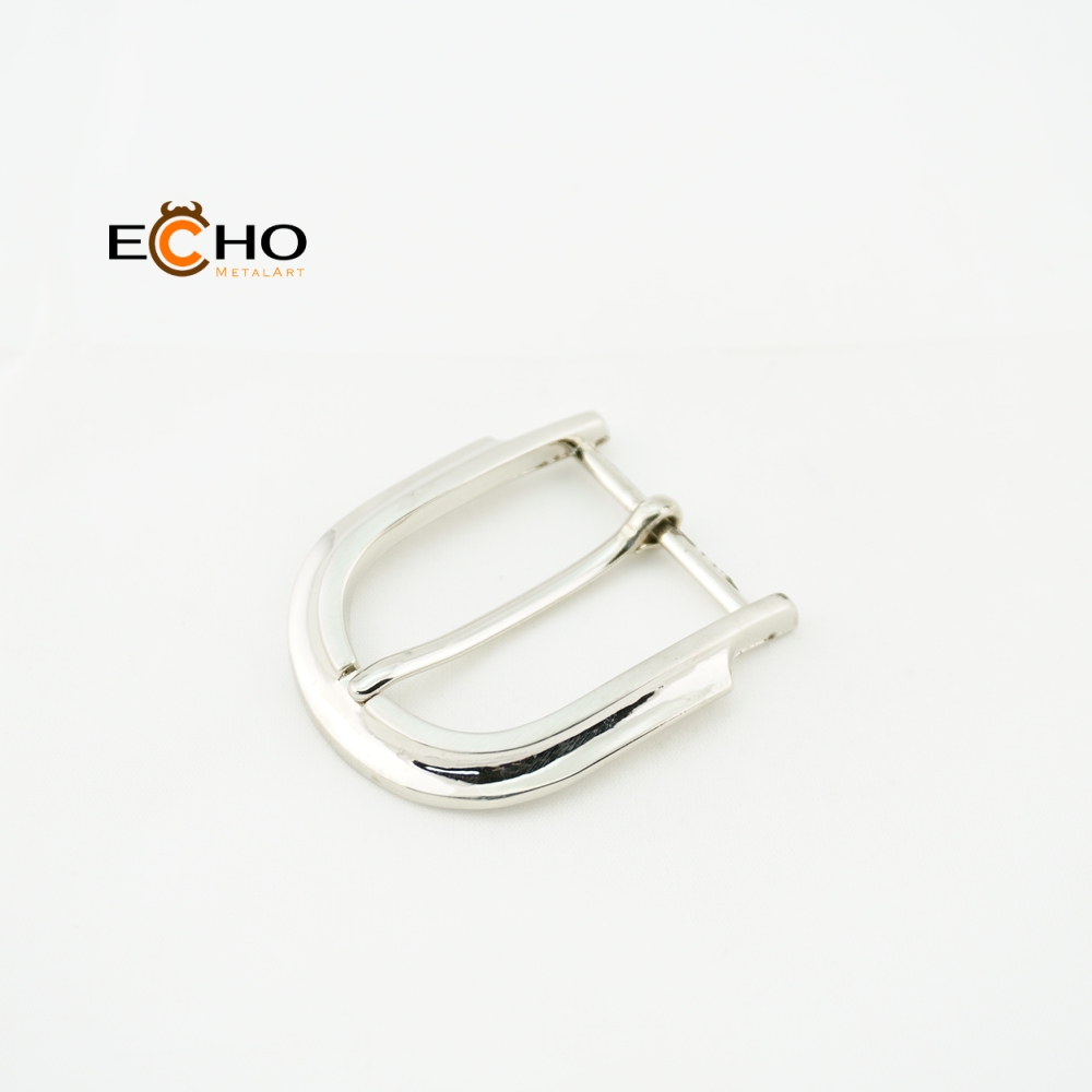 35mm zinc alloy buckle pin with nickel finish