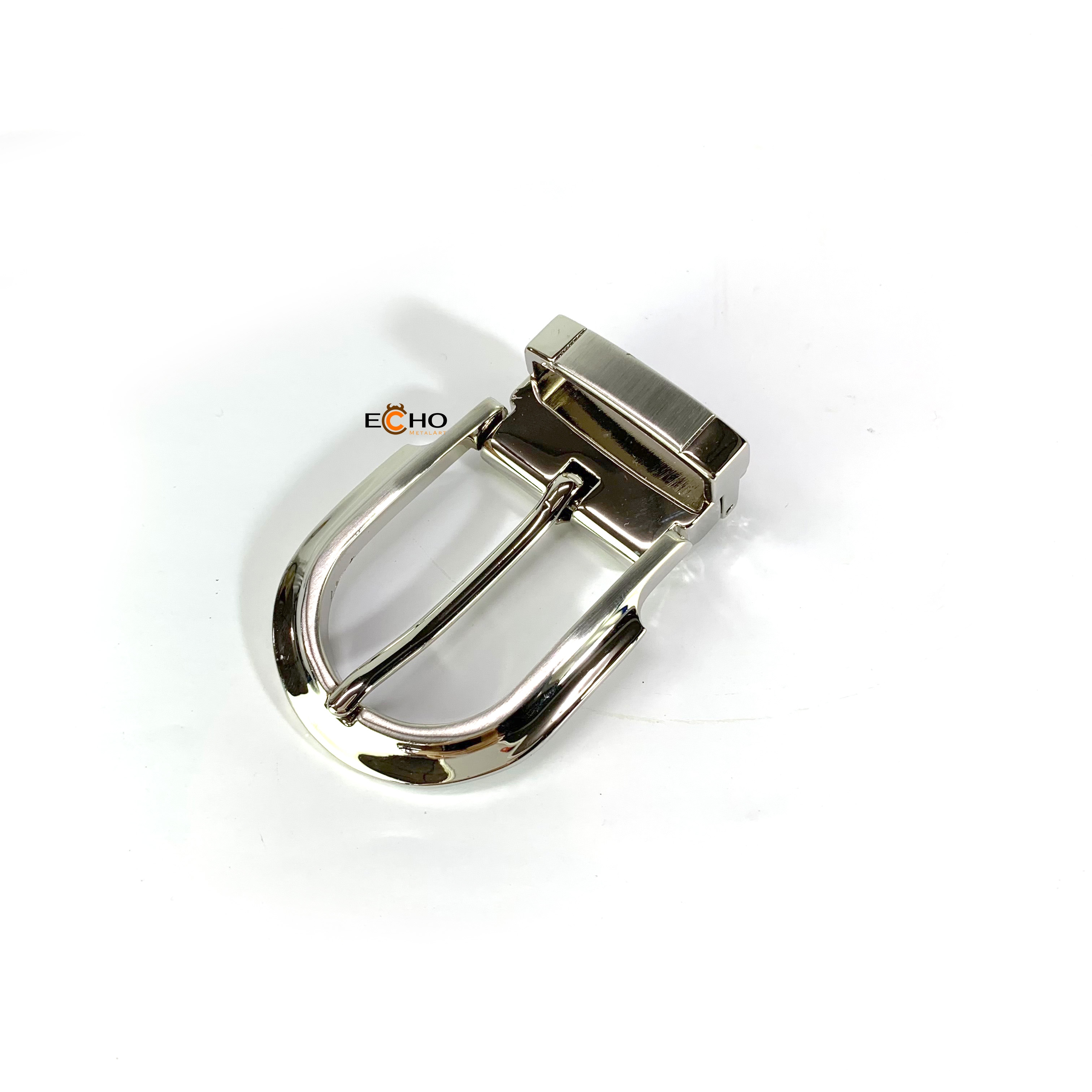 30mm Silver Layered Casual Pin Buckle with Custom Logo Option