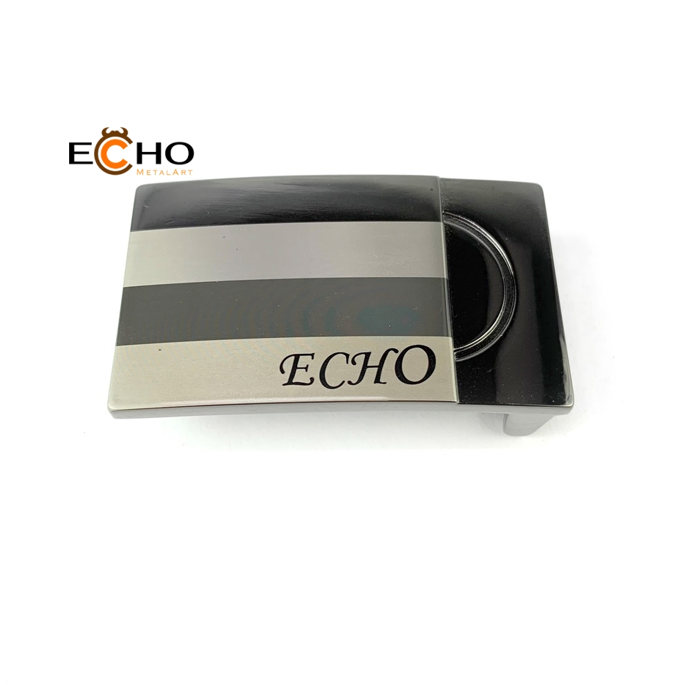 35mm Laser Engraved Plate Belt Buckle – Custom Logo Highlight Design