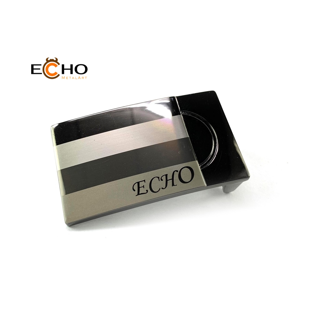 35mm Laser Engraved Plate Belt Buckle – Custom Logo Highlight Design