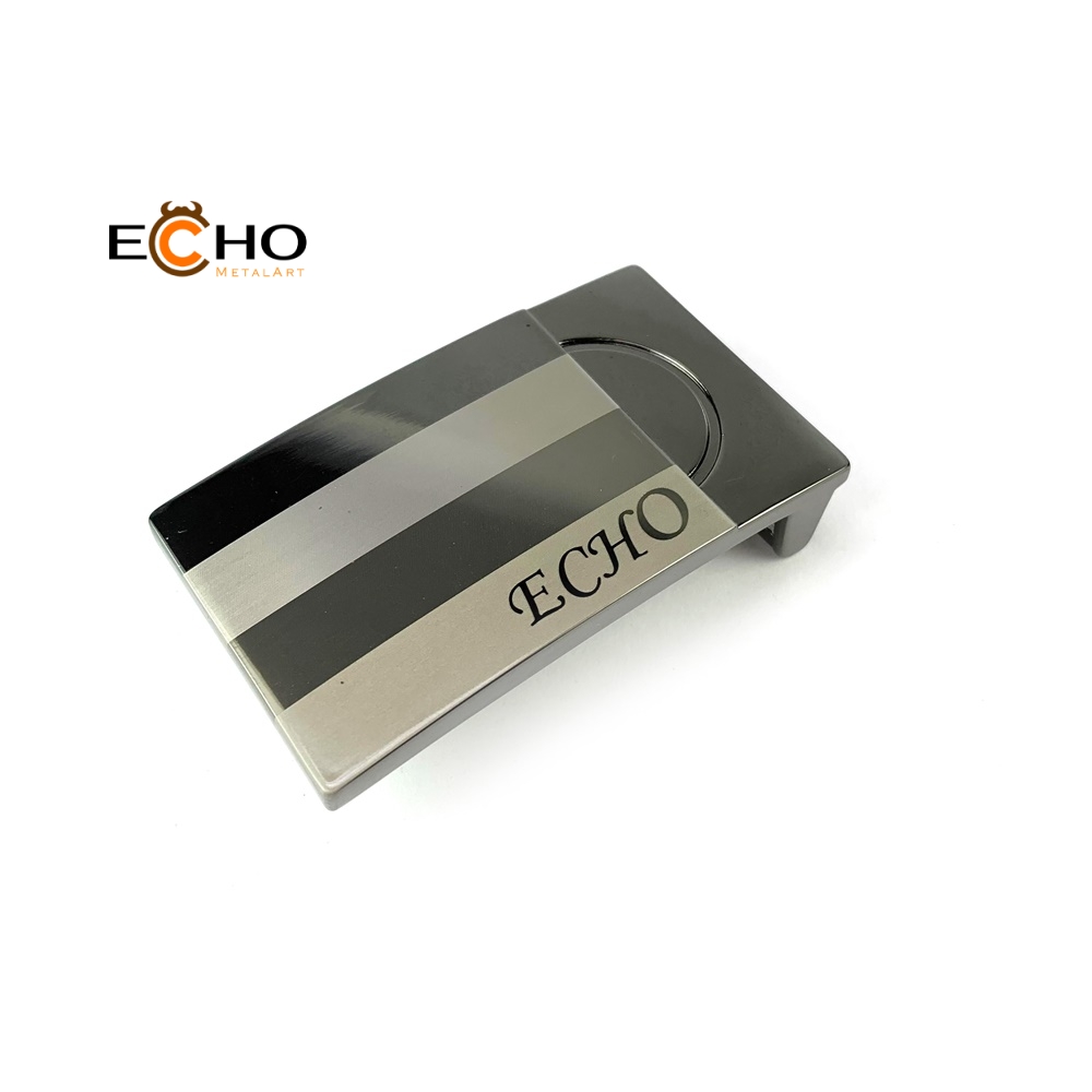 35mm Laser Engraved Plate Belt Buckle – Custom Logo Highlight Design
