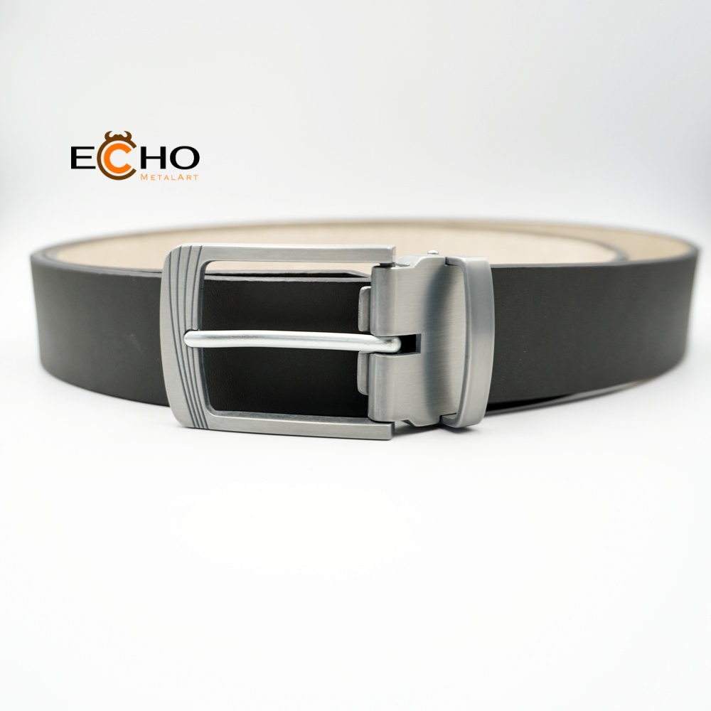 35mm Pineapple Leather Belt with Low Carbon Recyclable Buckle – Eco-Friendly & Sustainable