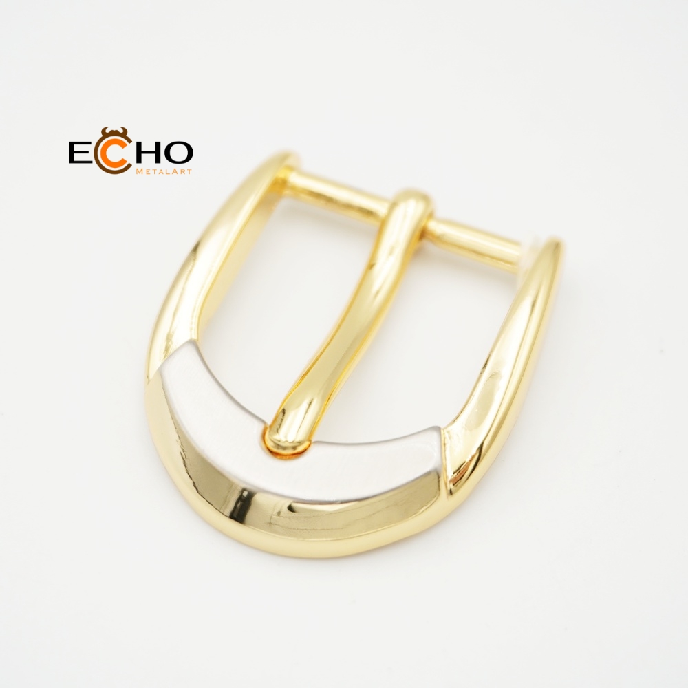 Gold Plated with Nickel Hairline Buckle - Model NSGP+A