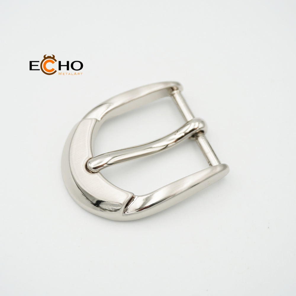 Nickel Hairline Belt Buckle - NS+A