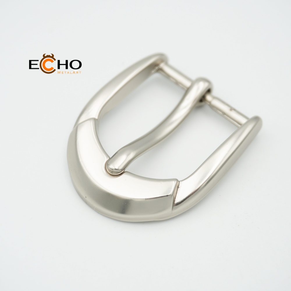 Nickel Mist Matte Belt Buckle – N+B