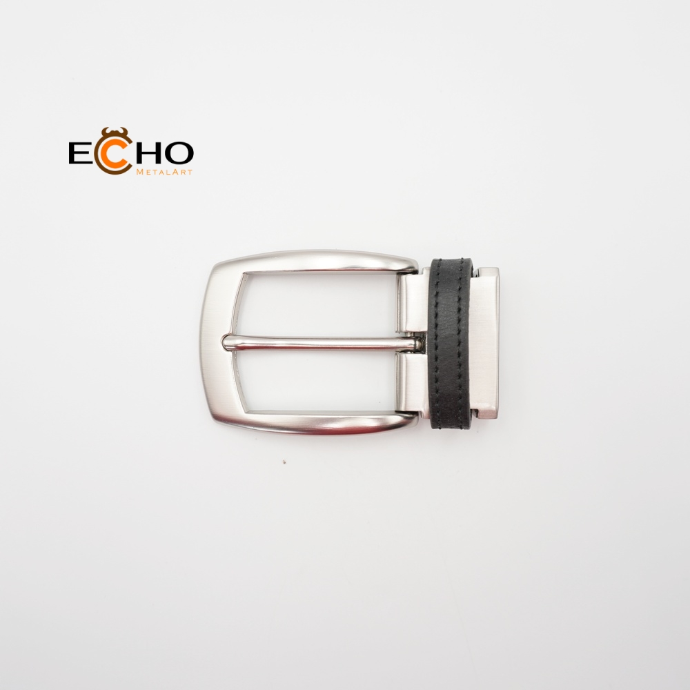 35MM Slim Belt Buckle Back Clip with Leather Loop