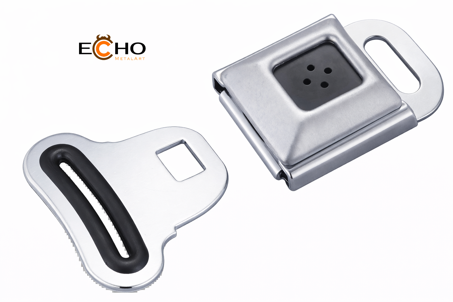 Heavy Duty Press Button Seat Belt Buckle