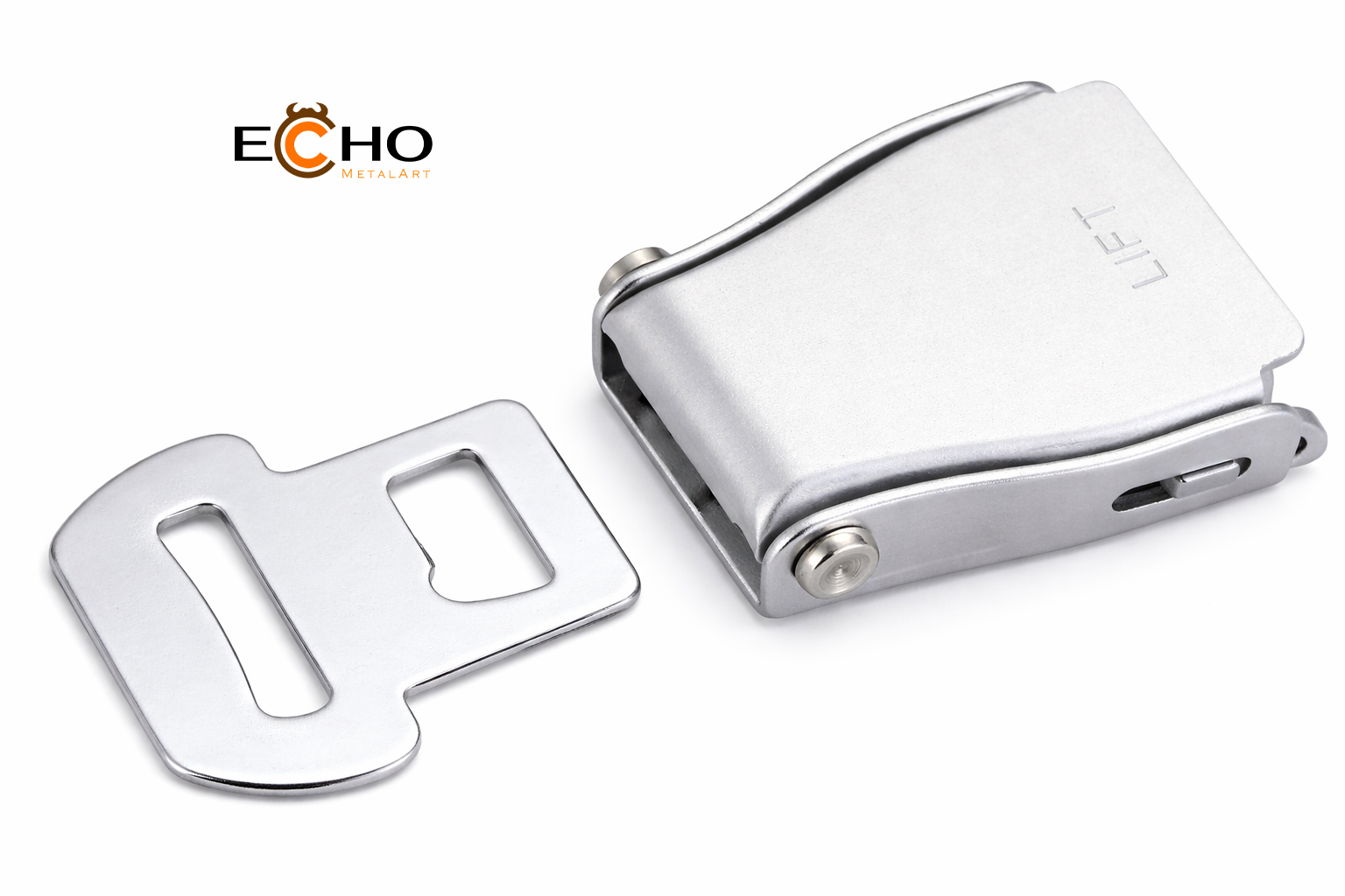 All-Aluminum Flip-Top Safety Seat Belt Buckle