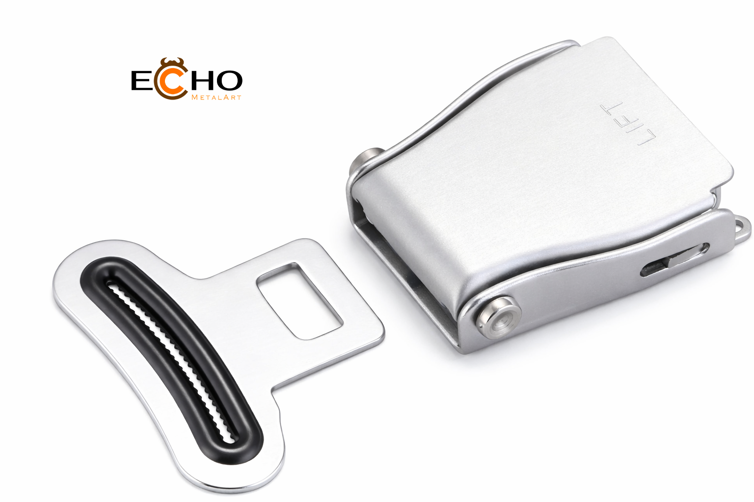 All-Aluminum Flip-Top Safety Seat Belt Buckle