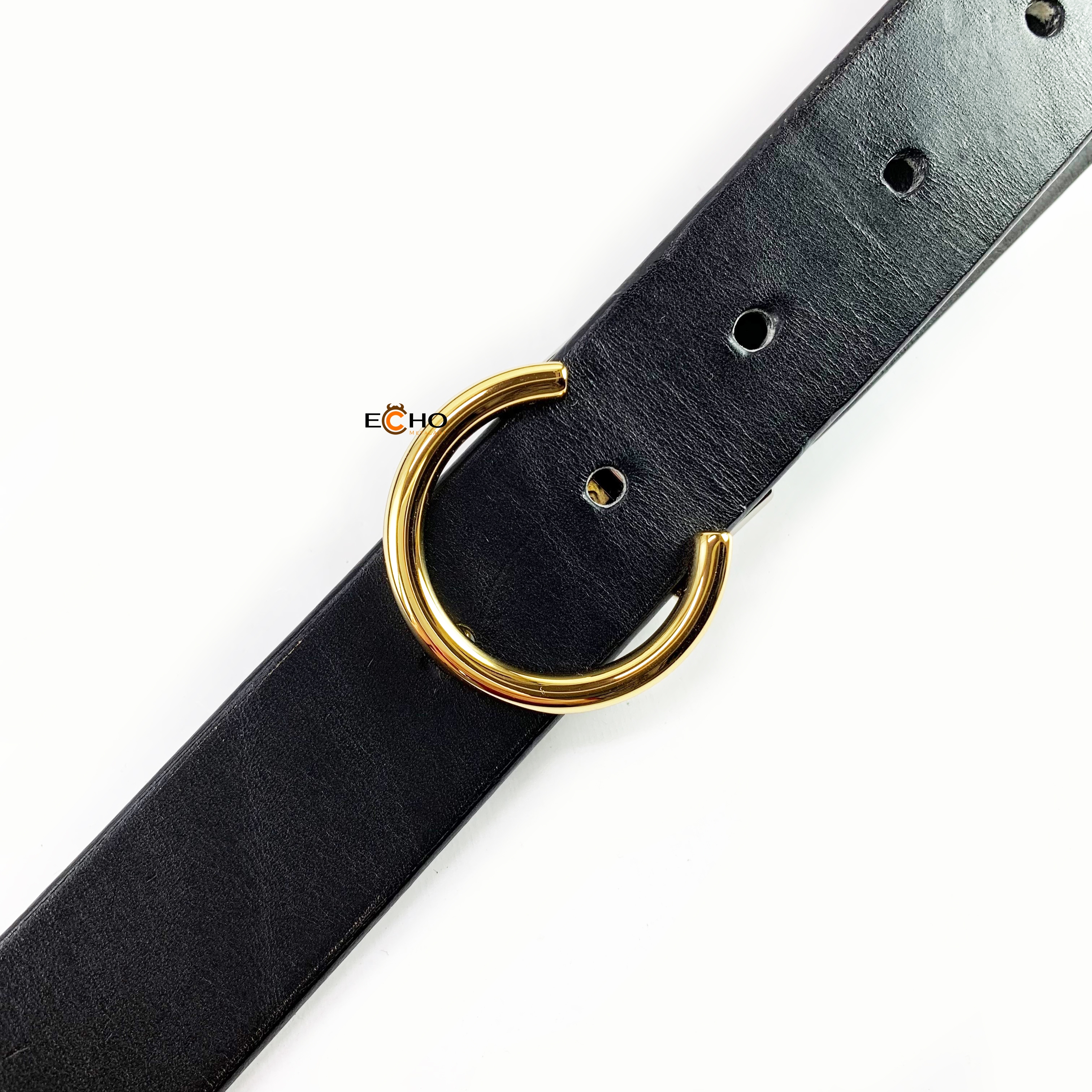 30mm Gold Half Circle Belt Buckle – Elegant Women’s Fashion Accessory