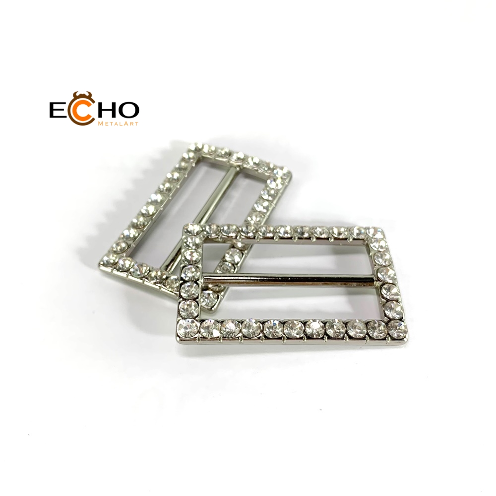 39MM Crystal Rhinestone Buckle Accessory