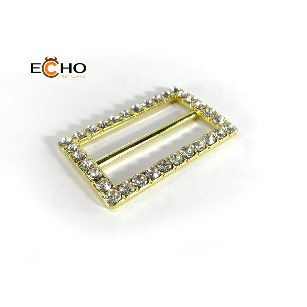 39MM Crystal Rhinestone Buckle Accessory