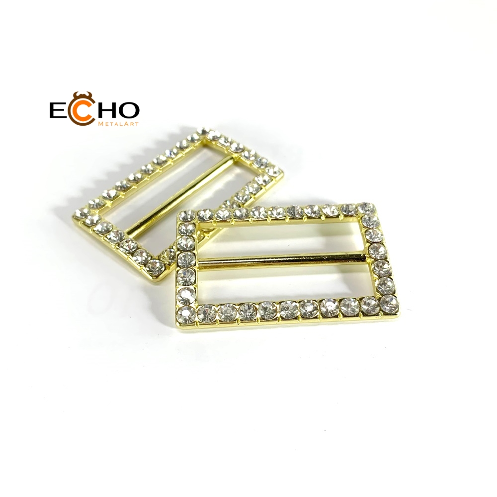 39MM Crystal Rhinestone Buckle Accessory